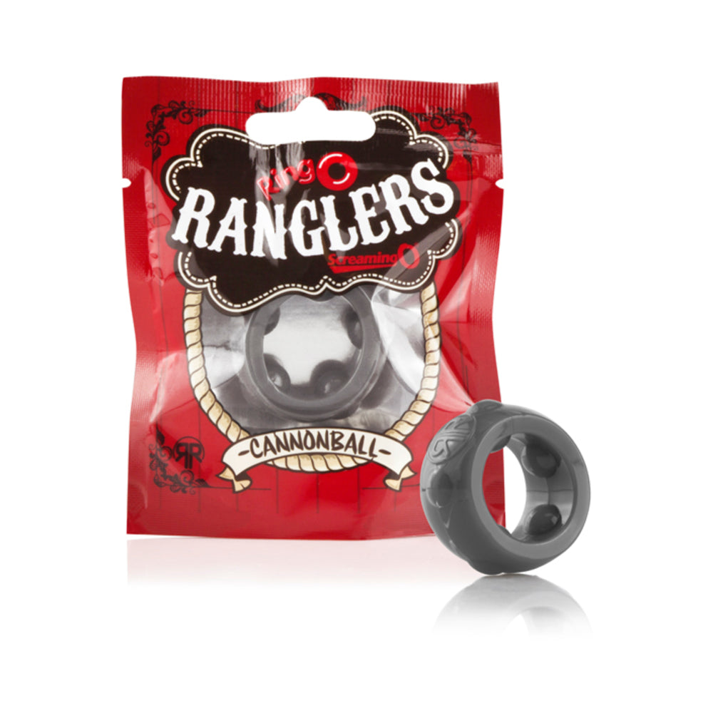 Screaming O Ringo Ranglers Cannonball Black Ring-Screaming O-Sexual Toys®