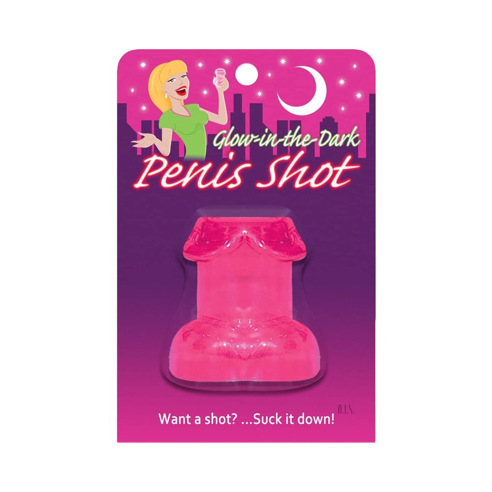 Glow In The Dark Penis Shot Glass Pink-Kheper Games-Sexual Toys®