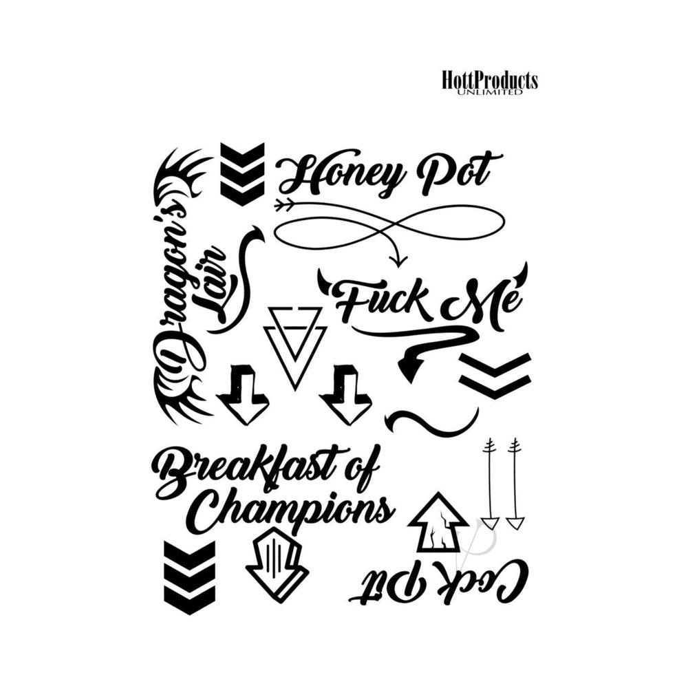 Erotic Tattoos Assorted Pack-blank-Sexual Toys®