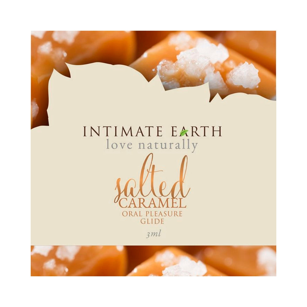 Intimate Earth Salted Caramel Flavored Glide Foil .10oz-Intimate Earth-Sexual Toys®