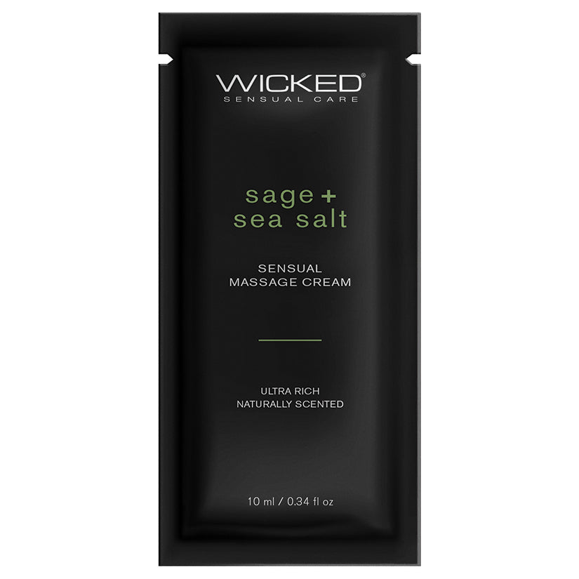 Wicked Sensual Care Sage &amp; Sea Salt Massage Cream  - .34 oz
