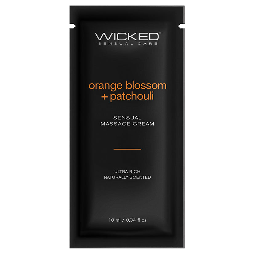 Wicked Sensual Care Orange Blossom &amp; Patchouli Massage Cream  - .34 oz