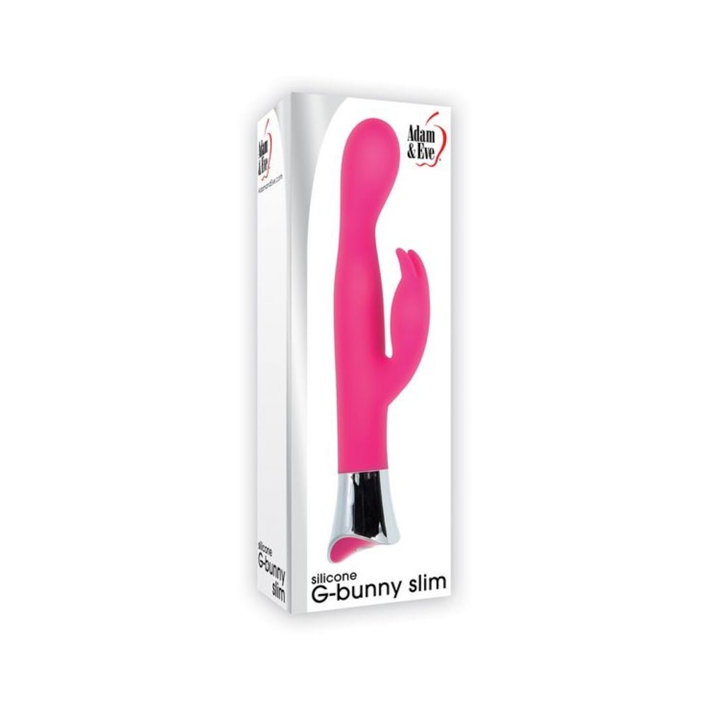 Adam &amp; Eve Silicone G-bunny Slim Pink-Adam &amp; Eve-Sexual Toys®