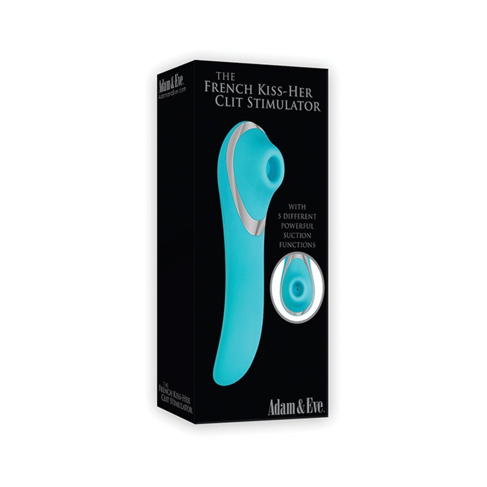 A&e French Kiss-her Clitoral Stimulator Teal-Adam & Eve-Sexual Toys®