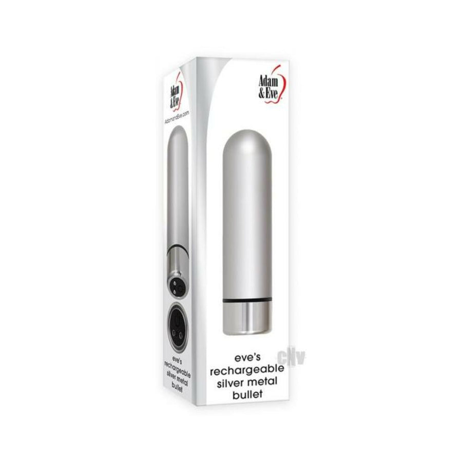 A&amp;E Rechargeable Silver Metal Bullet-Adam &amp; Eve-Sexual Toys®