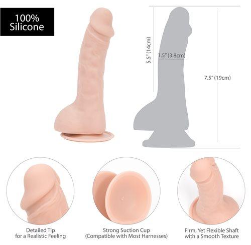 Addiction Brad 7.5 inches Beige Realistic Dildo-Addiction-Sexual Toys®