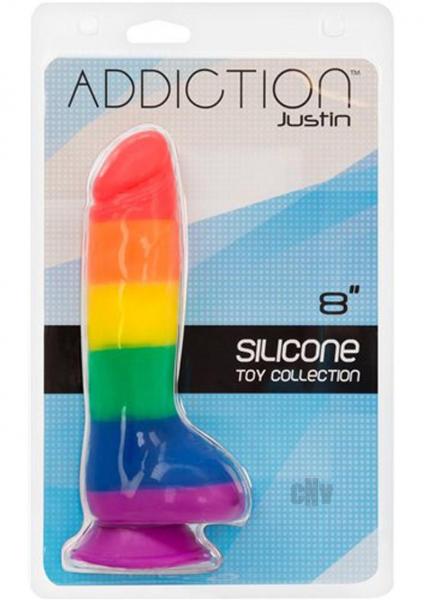 Addiction Justin 8 inches Rainbow Dildo-Addiction-Sexual Toys®