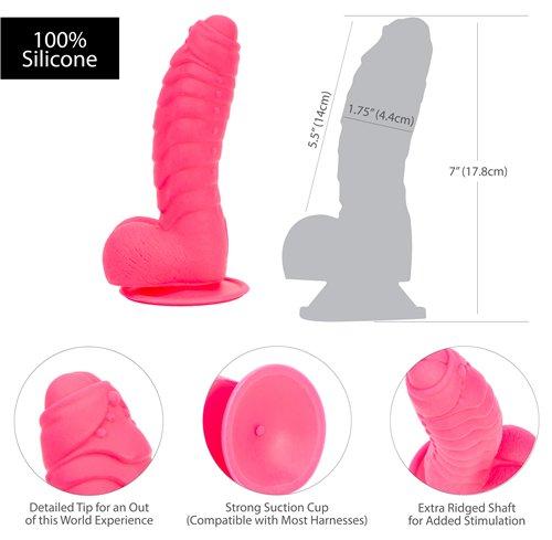 Addiction Tom 7 inches Dildo Hot Pink-Addiction-Sexual Toys®