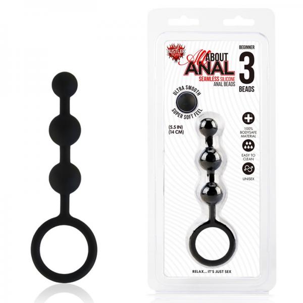 All About Anal Silicone Anal Beads 3 Balls-All About Anal-Sexual Toys®