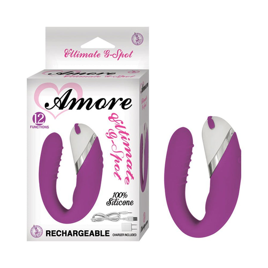 Amore Ultimate G Spot 12 Function Purple Vibrator-Amore-Sexual Toys®