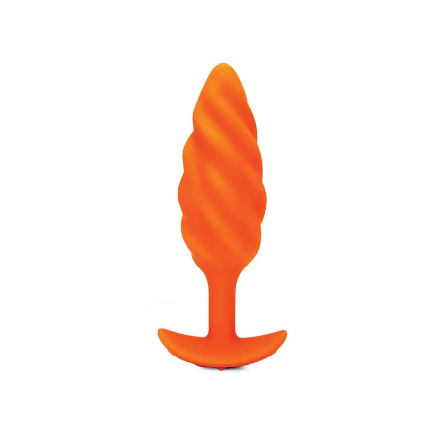 b-Vibe Swirl Texture Plug Orange-B-Vibe-Sexual Toys®