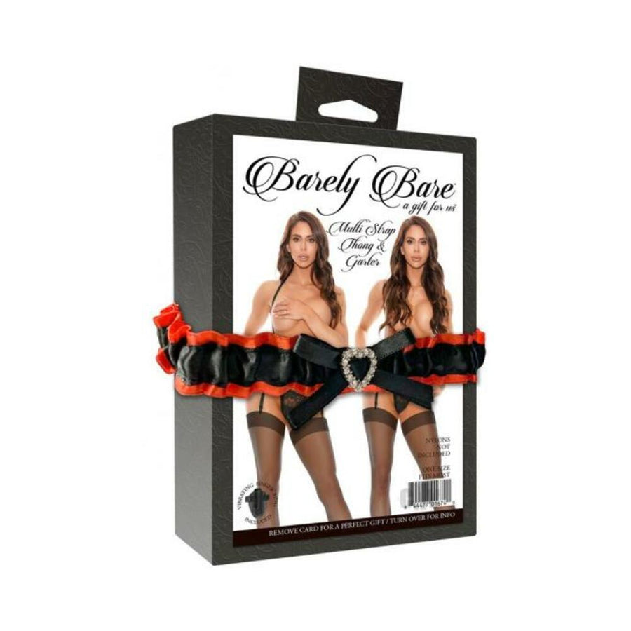 Barely Bare Multi-Strap Thong &amp; Garter-blank-Sexual Toys®