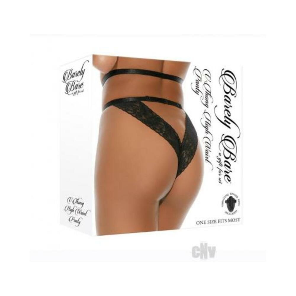 Barely Bare V-Thong High-Waist Panty-blank-Sexual Toys®