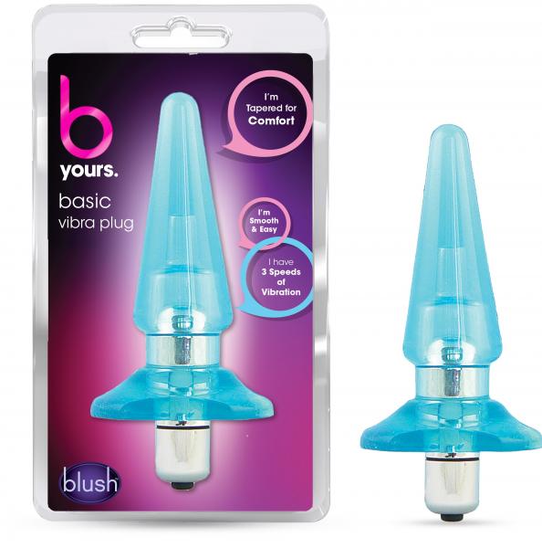 Basic Vibra Anal Plug Blue-Blush-Sexual Toys®