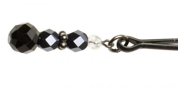 Beaded Clit Clamp With Tweezer Tip - Black-blank-Sexual Toys®