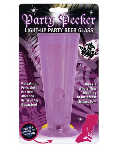 Beer Glass Light Up Pecker Party Purple-blank-Sexual Toys®