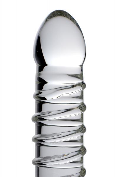 Behemoth Ribbed XL Glass Dildo Clear-Master Series-Sexual Toys®