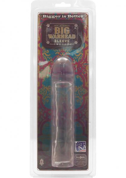 Big Warhead Sleeve 8 Inch Clear-blank-Sexual Toys®