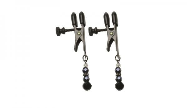Black Beaded Clamps - Adjustable Broad Tip-blank-Sexual Toys®