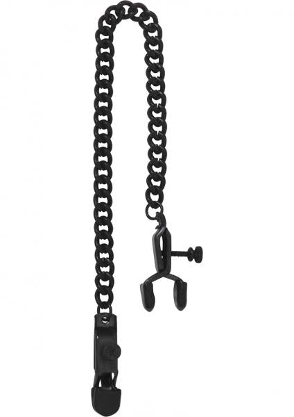 Blackline Adjustable Open Wide Nipple Clamps Black-blank-Sexual Toys®