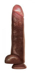 Blackout 13 inches Realistic Cock & Balls Brown-blank-Sexual Toys®