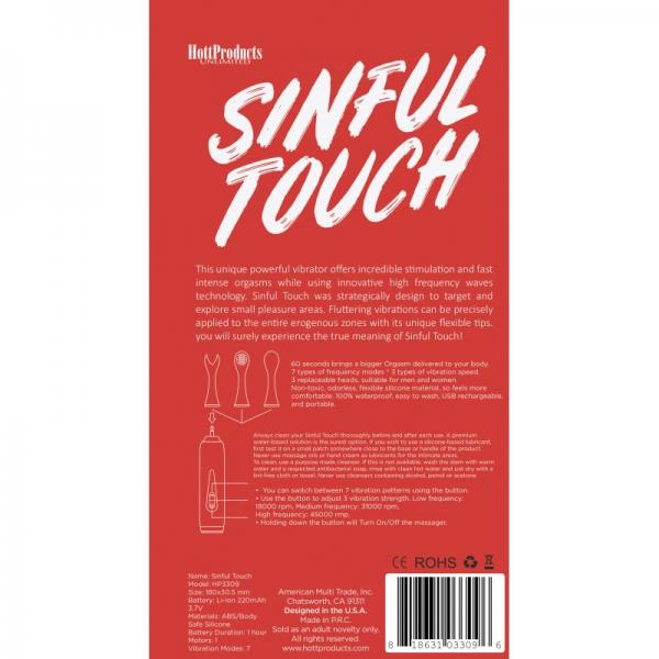 Bliss Sinful Touch Pink-blank-Sexual Toys®