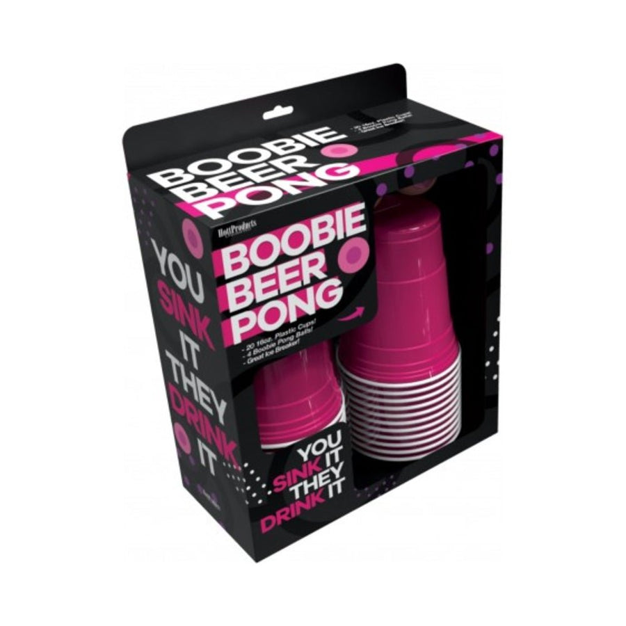 Boobie Beer Pong Boxed Set With Cups &amp; Boobie Balls-blank-Sexual Toys®