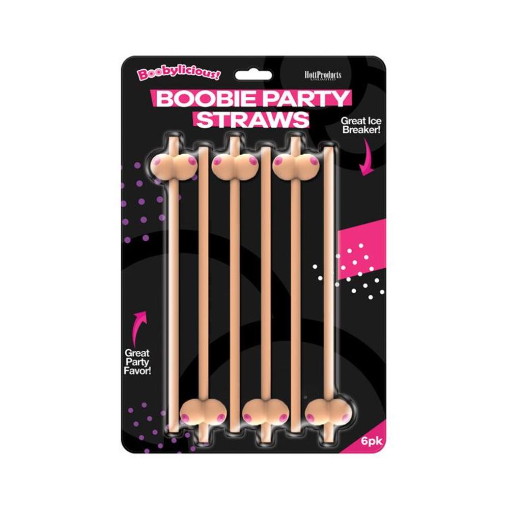 Boobie Straws (flesh Color) 6pk.-blank-Sexual Toys®