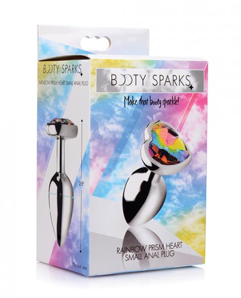 Bootysparks Rainbow Prism Heart Anal Plug - Small-BootySparks-Sexual Toys®