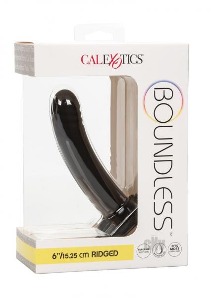 Boundless 6" Ridged - Black-Boundless-Sexual Toys®
