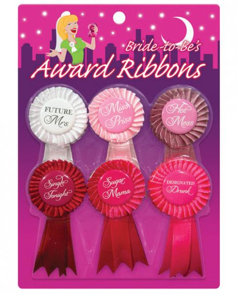 Bride To Be Award Ribbons 6 Pack-Kheper Games-Sexual Toys®
