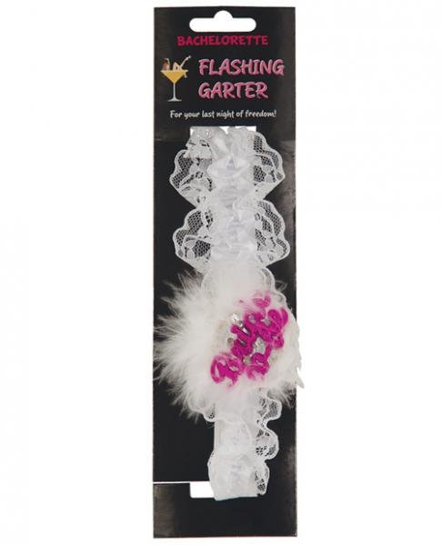 Bride To Be Flashing Garter White-Bachelorette Party Favors-Sexual Toys®