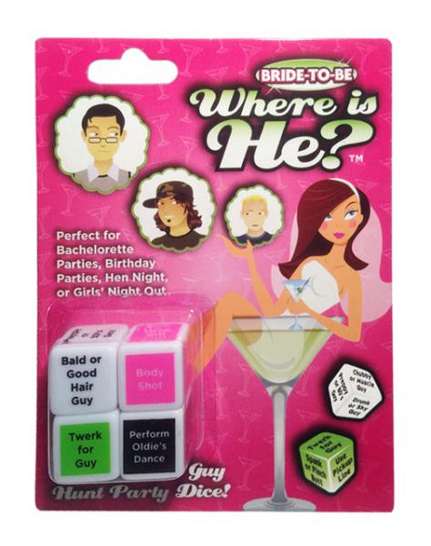 Bride to Be Where Is He Dice Hunt Game-Bride To Be-Sexual Toys®