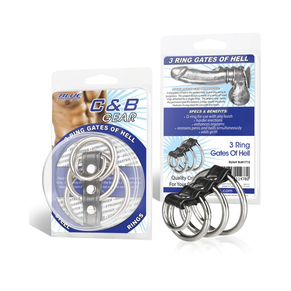 C & B Gear 3 Ring Gates Of Hell-Electric Eel-Sexual Toys®