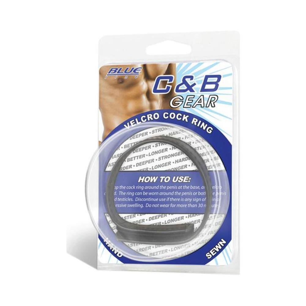 C & B Gear Velcro Cock Ring Black-Electric Eel-Sexual Toys®