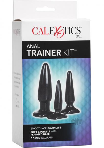 Anal Trainer Kit 3 Butt Plugs Black-Calexotics Etc-Sexual Toys®