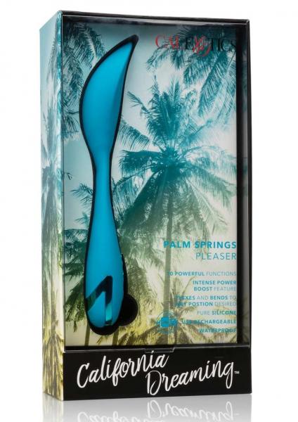 California Dreaming Palm Springs Pleaser Blue Vibrator-California Dreaming-Sexual Toys®