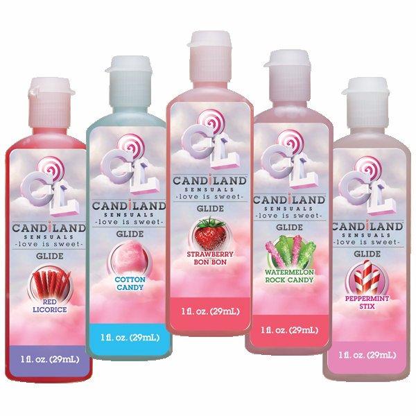Candiland Glide 5 Flavors Pack 1oz Each Bottle-Candiland Sensuals-Sexual Toys®