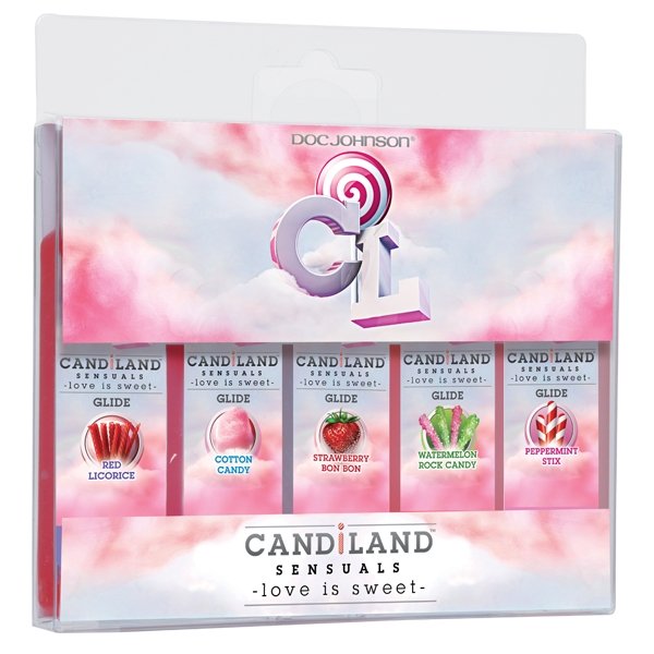 Candiland Glide 5 Flavors Pack 1oz Each Bottle-Candiland Sensuals-Sexual Toys®