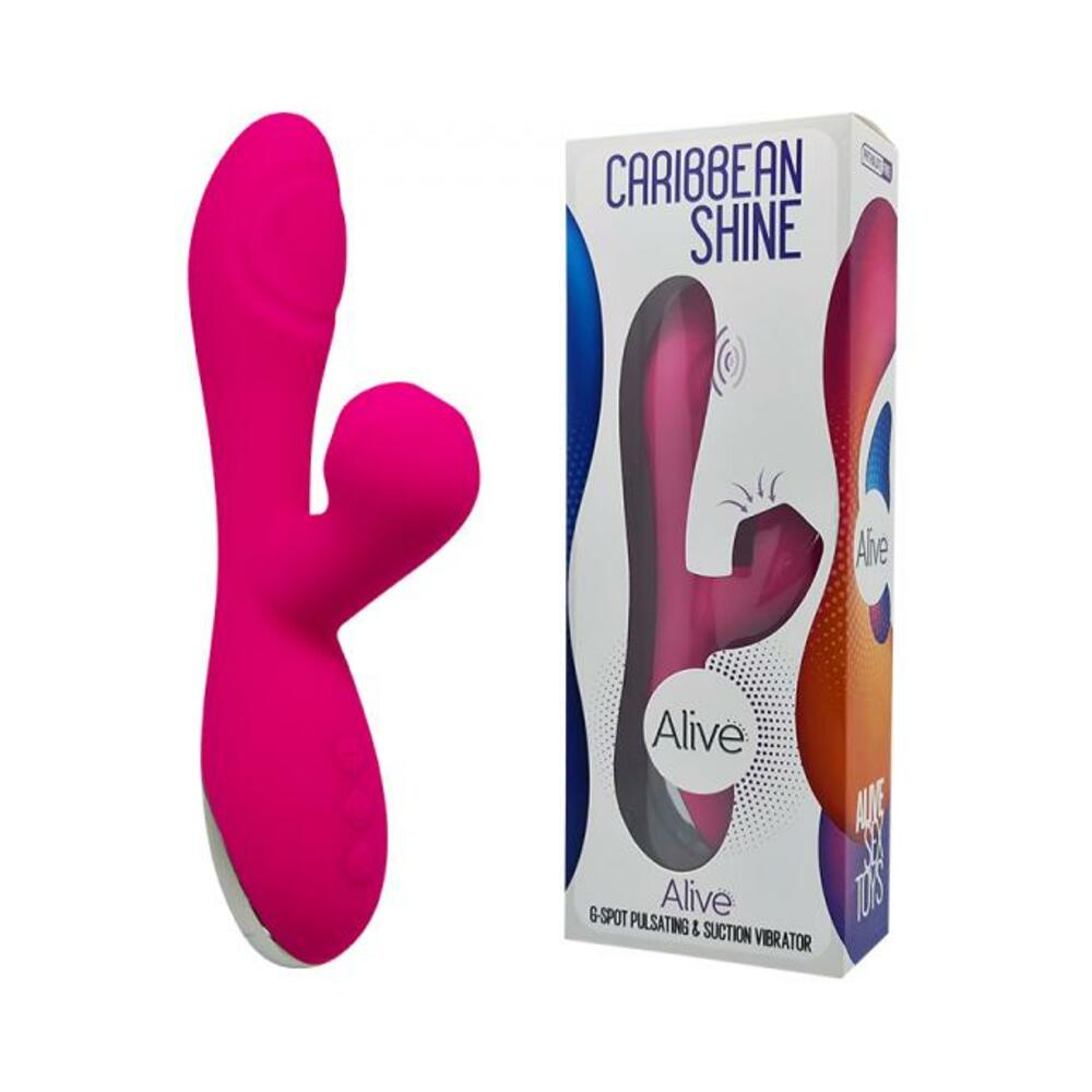 Caribbean Shine Pulsing Dual Stimulator - Pink-blank-Sexual Toys®