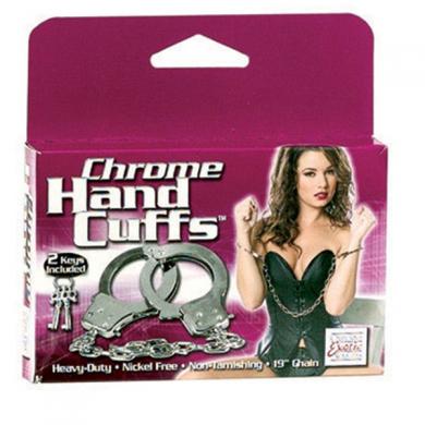 Chrome Hand cuffs-blank-Sexual Toys®