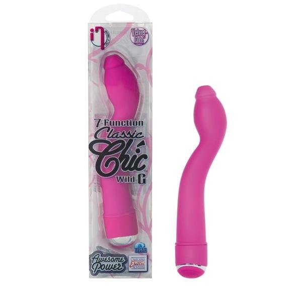 7 Function Classic Chic Wild G Velvet Cote Vibrator Waterproof Pink 6.25 Inch-Classic-Sexual Toys®