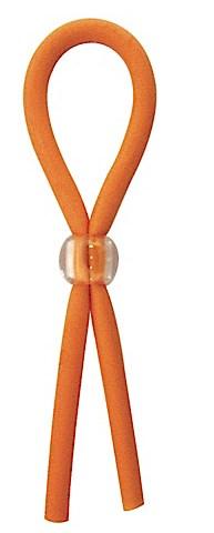 Clincher Adjustable Rubber Cock Ring - Orange-blank-Sexual Toys®