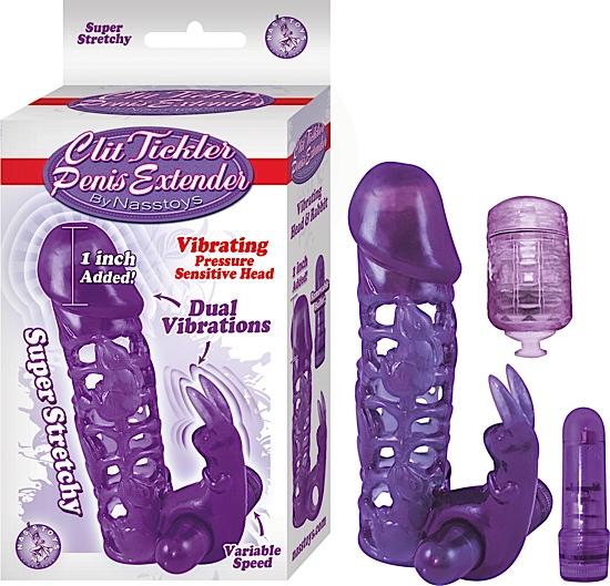 Clit Tickler Penis Extender Vibrating Sleeve-blank-Sexual Toys®