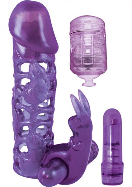 Clit Tickler Penis Extender Vibrating Sleeve-blank-Sexual Toys®