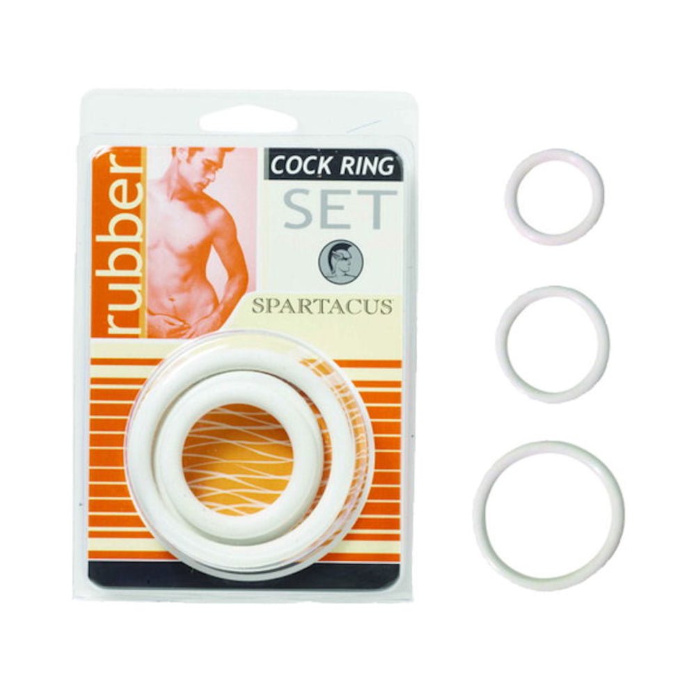 Cock Ring Set Soft Clamshell (3 Rings)-blank-Sexual Toys®