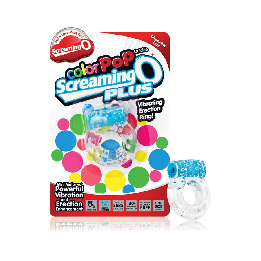 Color Pop Quickie Screaming O Plus Erection Ring-Screaming O-Sexual Toys®