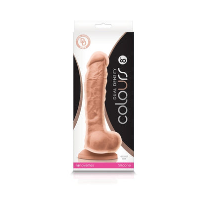 Colours Dual Density Silicone 8 inch Realistic Dildo-NS Novelties-Sexual Toys®
