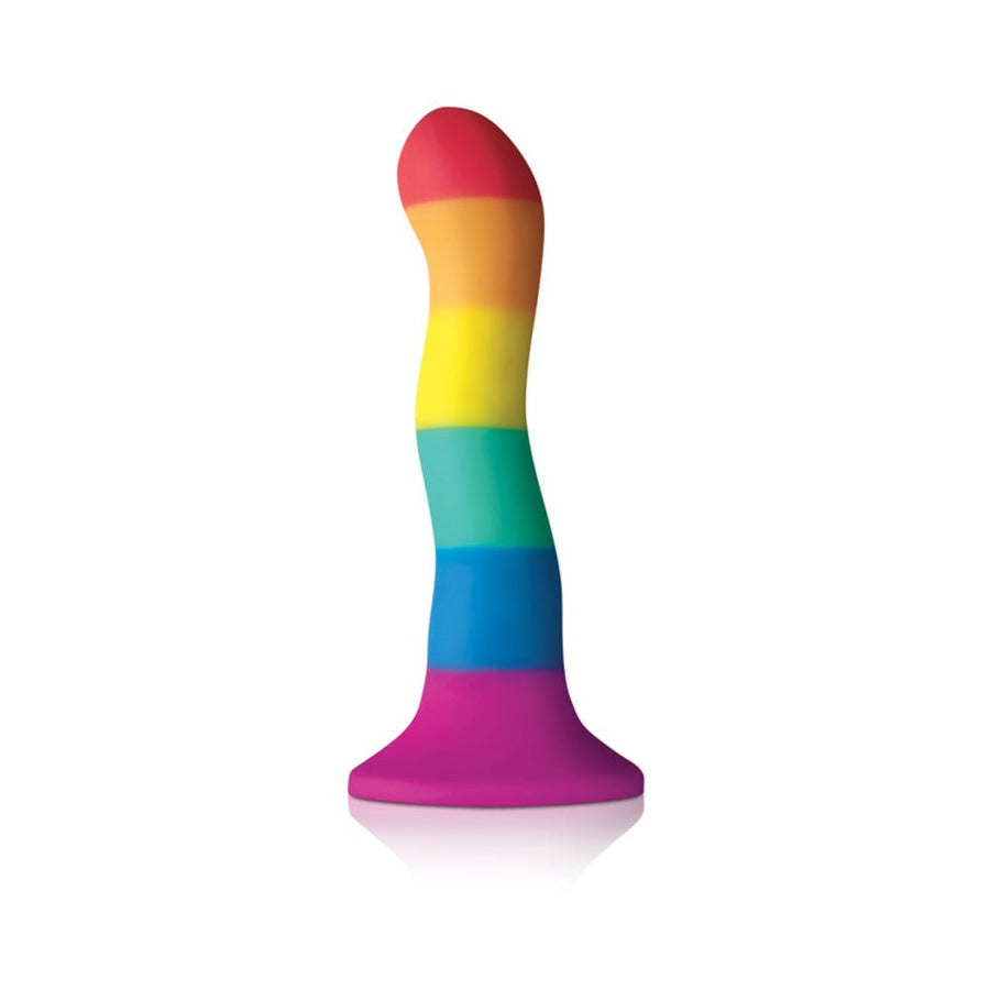 Colours - Pride Edition - 6in Wave Dildo - Rainbow-NS Novelties-Sexual Toys®