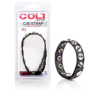 Colt 8 Snap Fastner Leather C Ring-Colt-Sexual Toys®